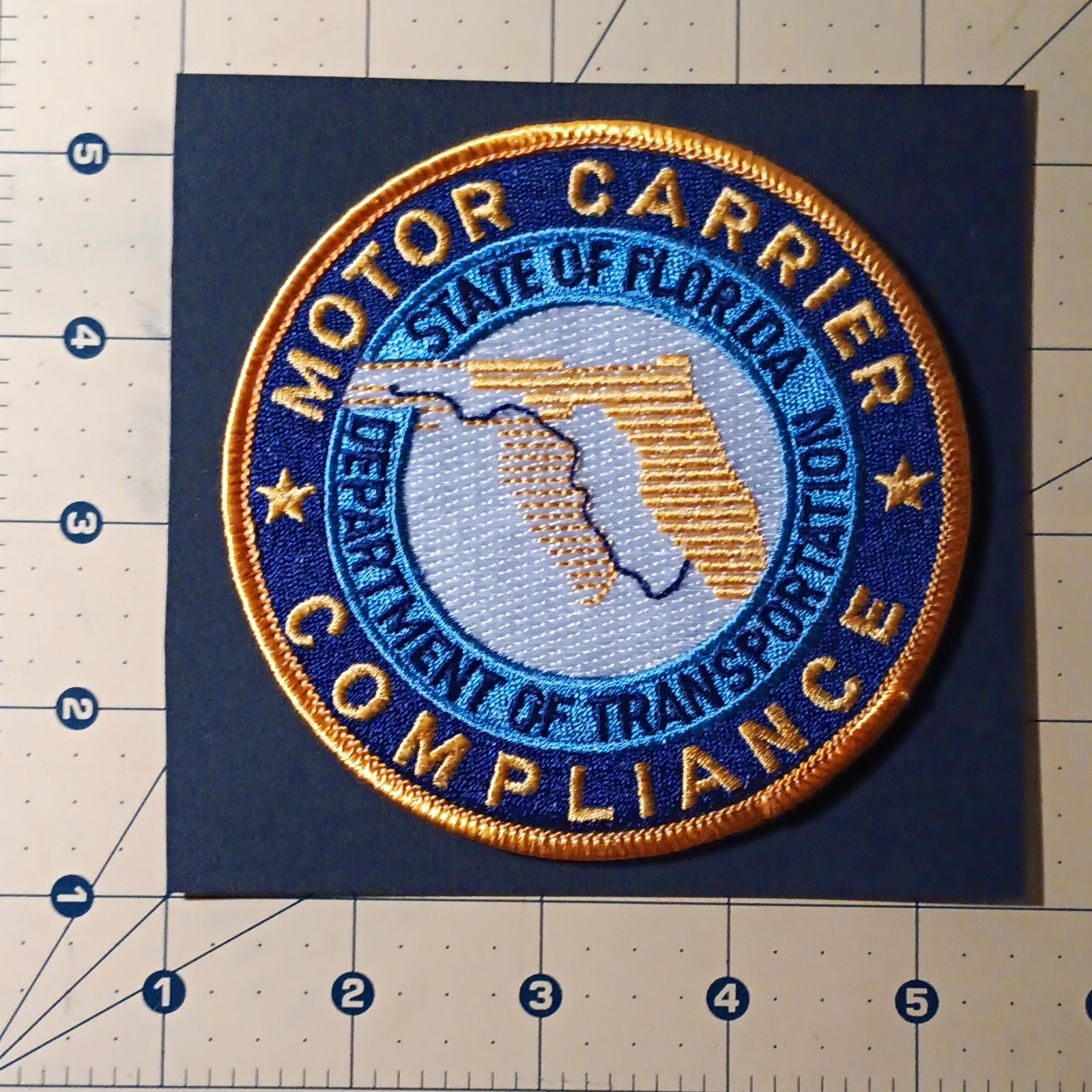Florida Department of Transportation Motor Carrier Compliance Patch Single Patch