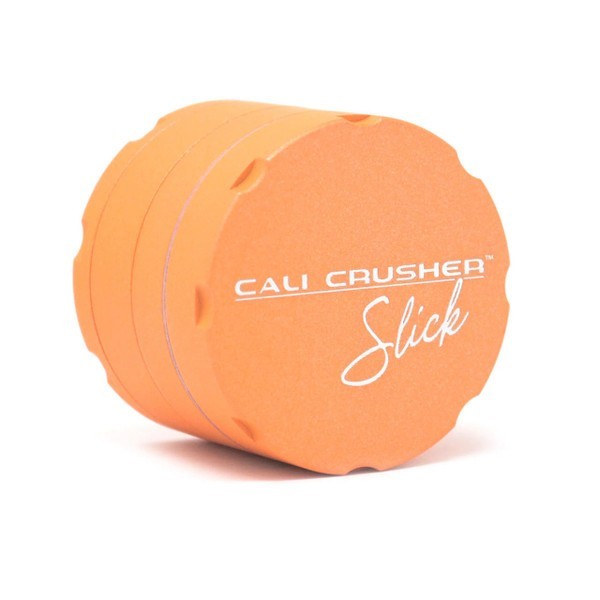 Cali Crusher Slick 4-Piece Herb Grinder Non-Stick Ceramic Coated Orange 2\