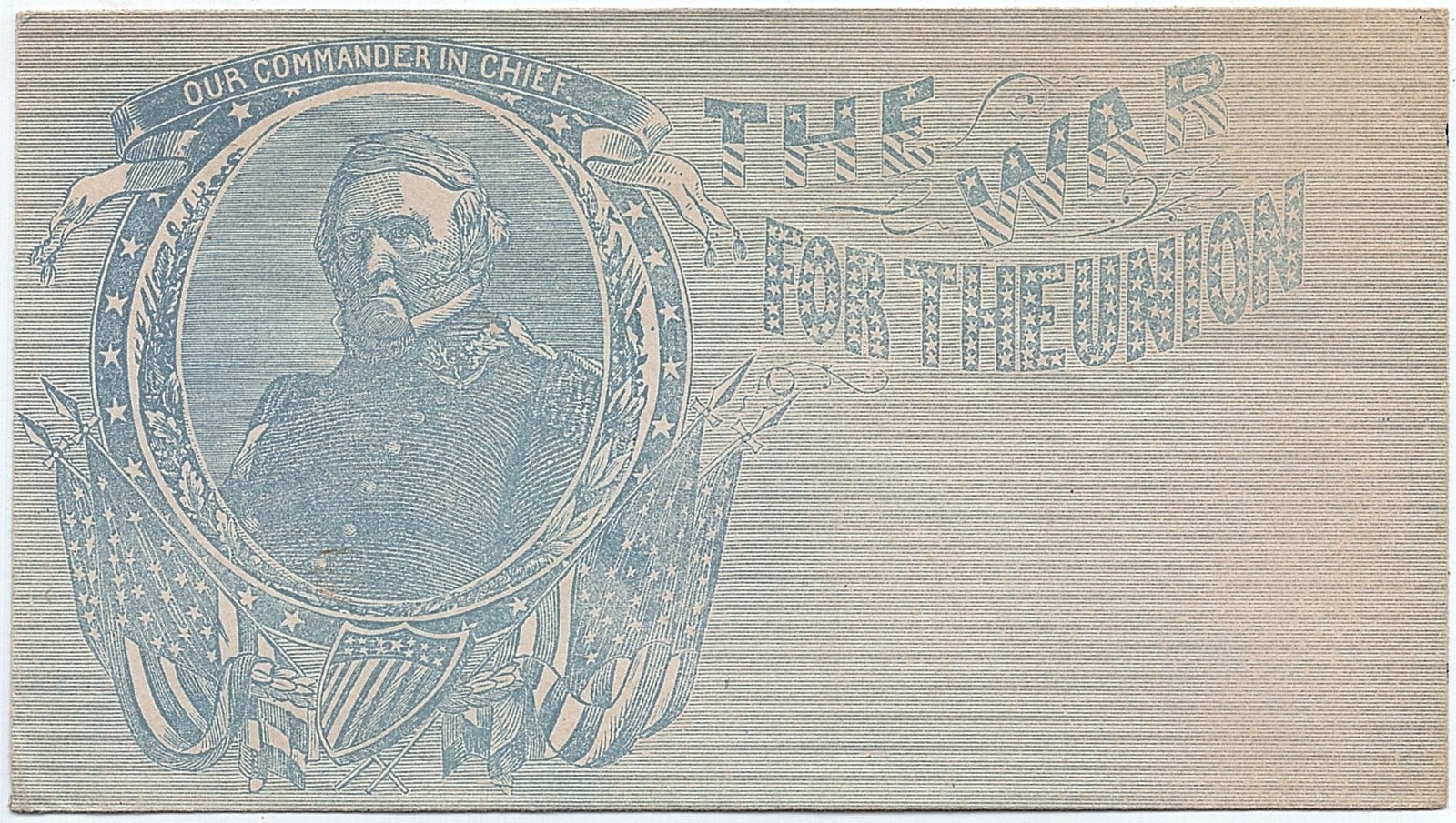 Original Civil War Patriotic Cover General Winfield Scott The War For The Union