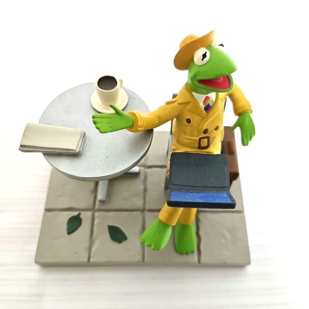 The Muppets Kermit The Frog Sony Creative Polyresin Cafe Figure Clip set Rare The Muppets Kermit The Frog Sony Creative Polyresin Cafe Figure Clip set Rare