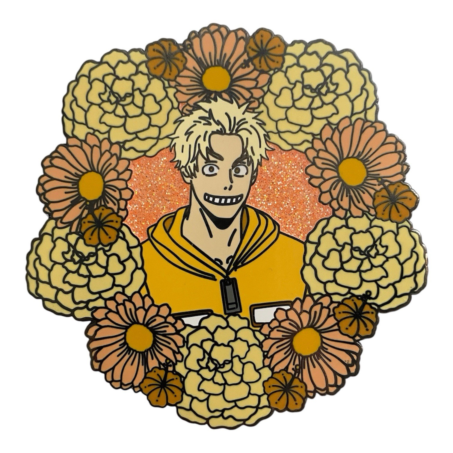 My Hero Academia Fat Gum Floral Fantasy Pin Badge MinMinPins