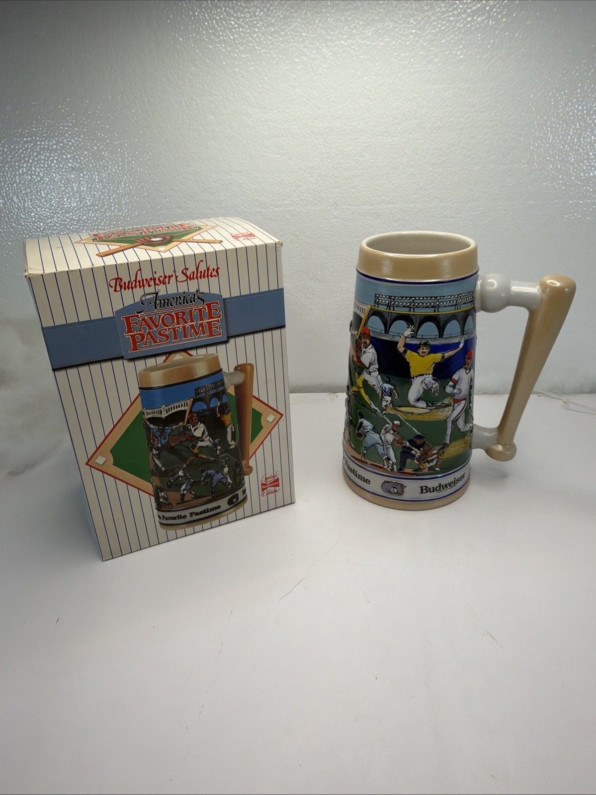 BUDWEISER SALUTES AMERICA'S FAVORITE PAST TIME BASEBALL NEW IN BOX.