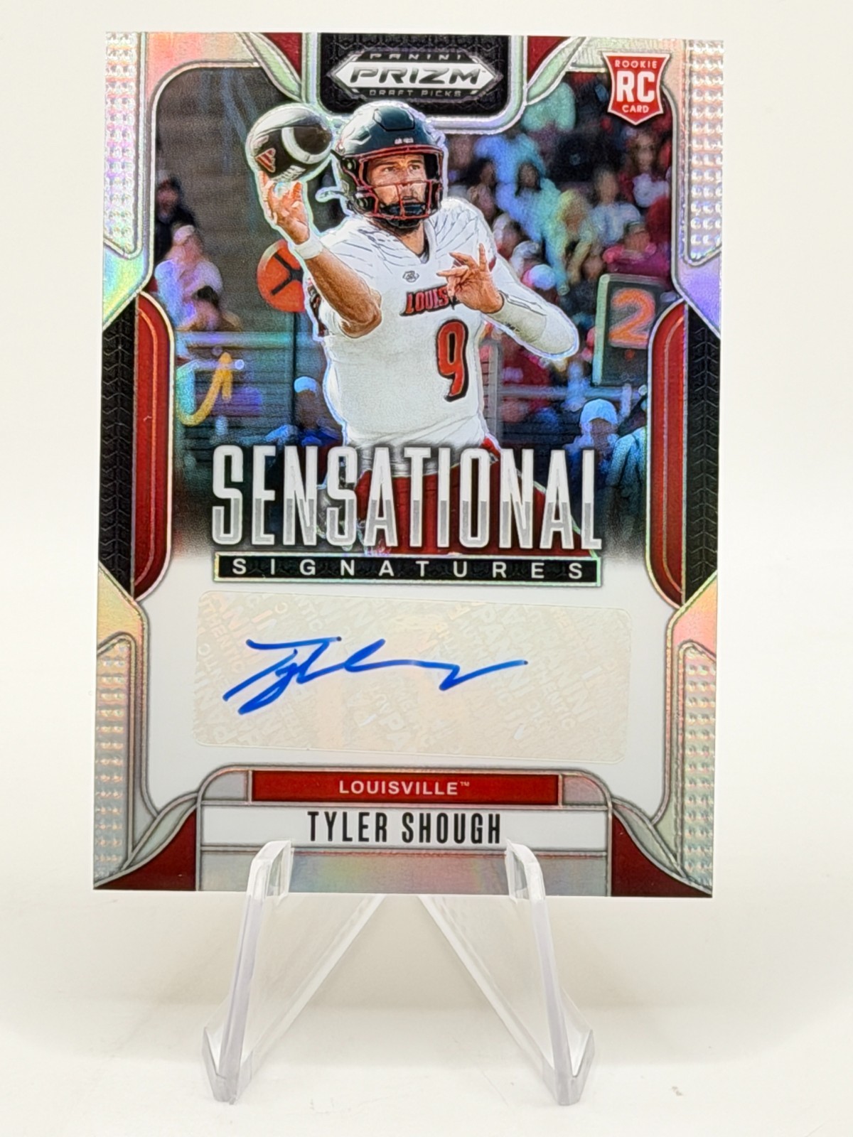 2025 Panini Prizm Draft Picks Sensational Signatures #97 Tyler Shough Auto