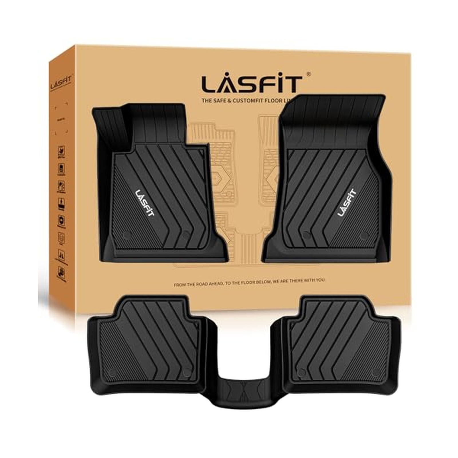 LASFIT Floor Mats for BMW 3 Series 2012-2018 320i 328i 330e 330i 335i 340i