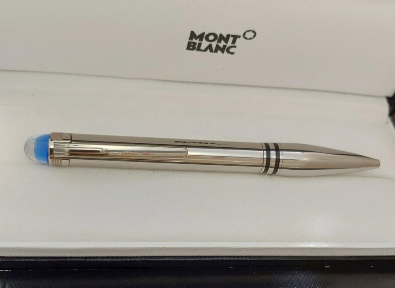 Montblanc StarWalker Series Silver Metal Ballpoint Pen Gift Set