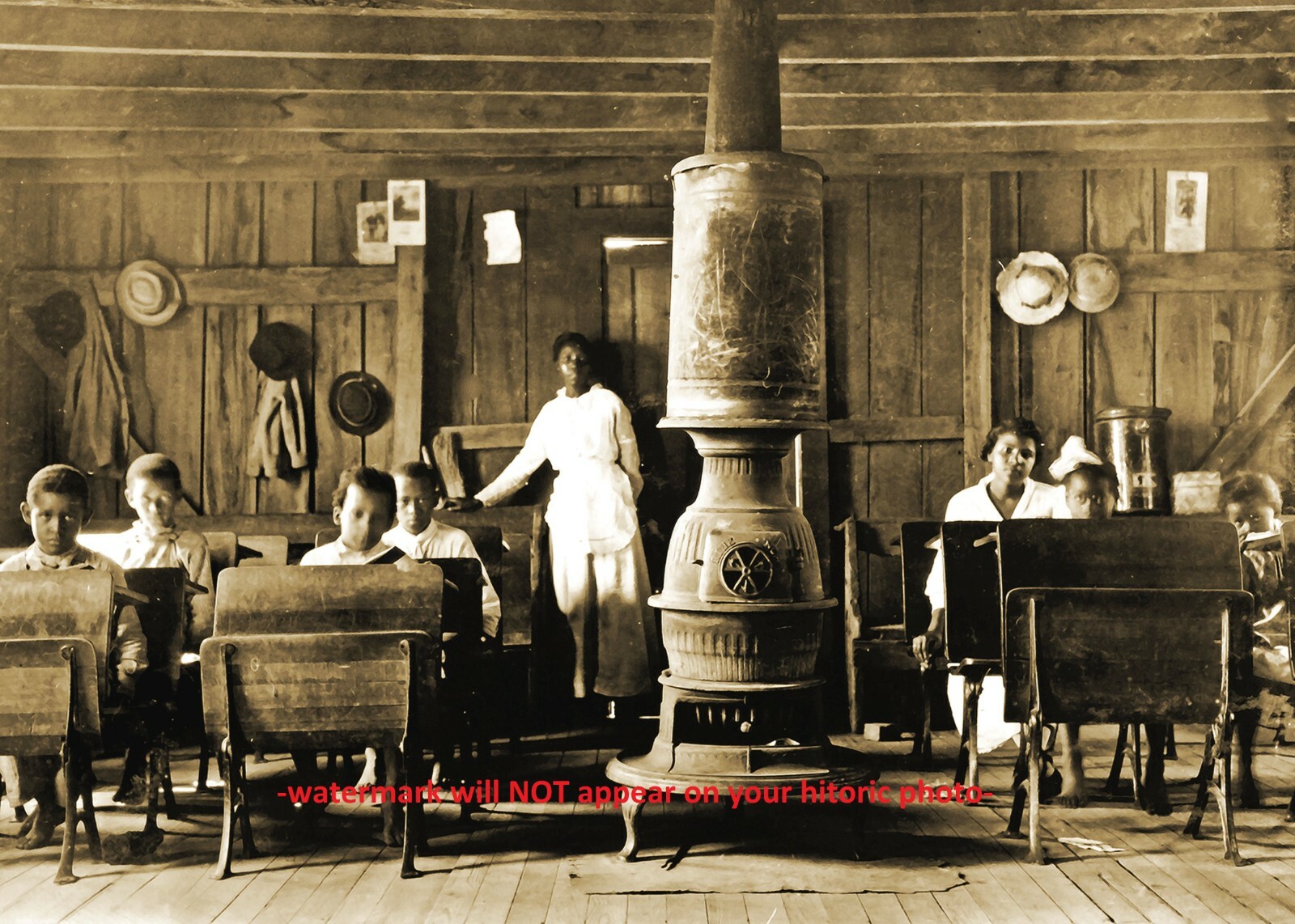 1916 African American Black School PHOTO Children Segregation One Room Kentucky