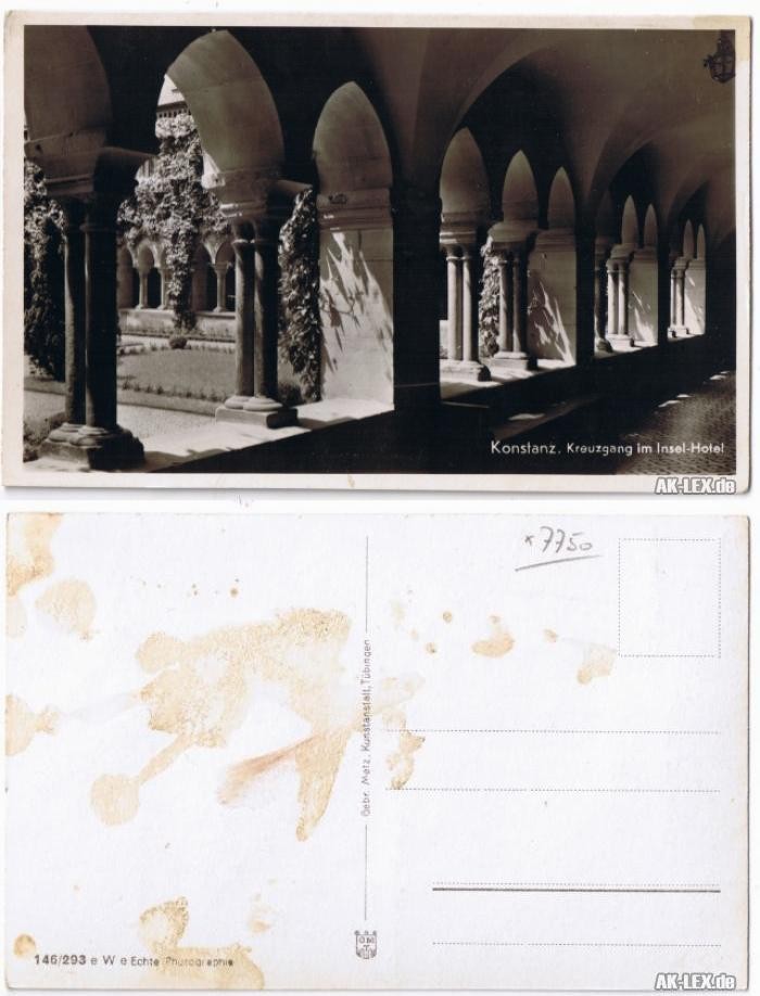Constance Cloister in Island Hotel - Photo Postcard c. 1930