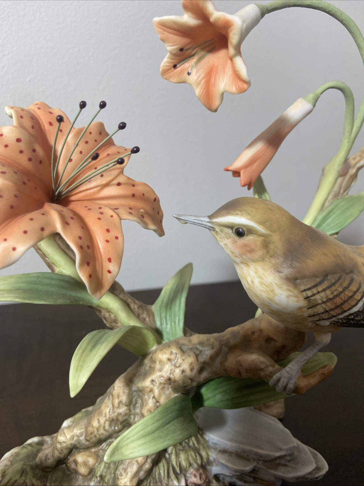 Home Interiors & Gifts Field Wren Porcelain Bird. 1320 DI. Brand New In Box.￼