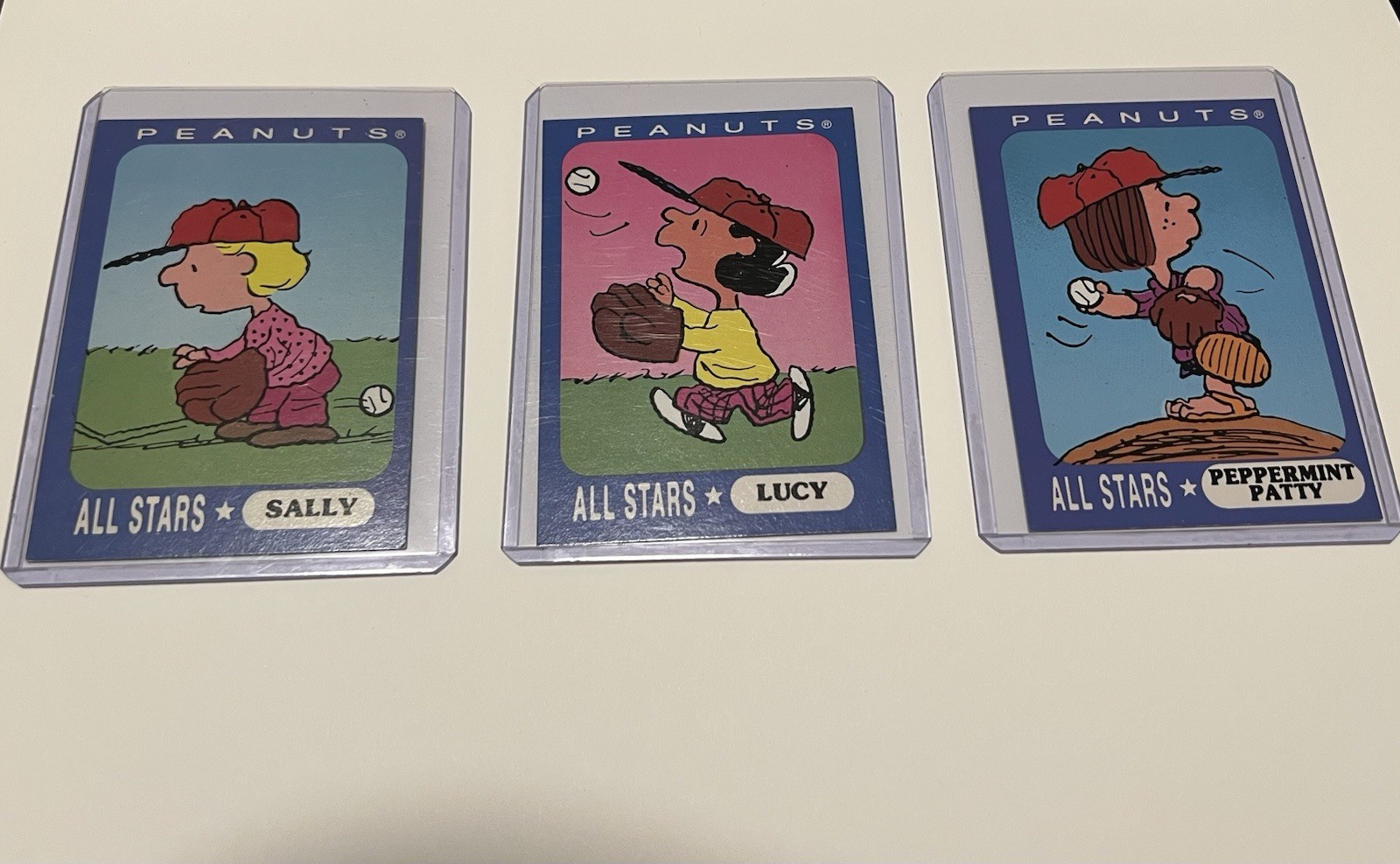 Snoopy Peanuts Ziploc Trading Cards 1990s Set Of 10