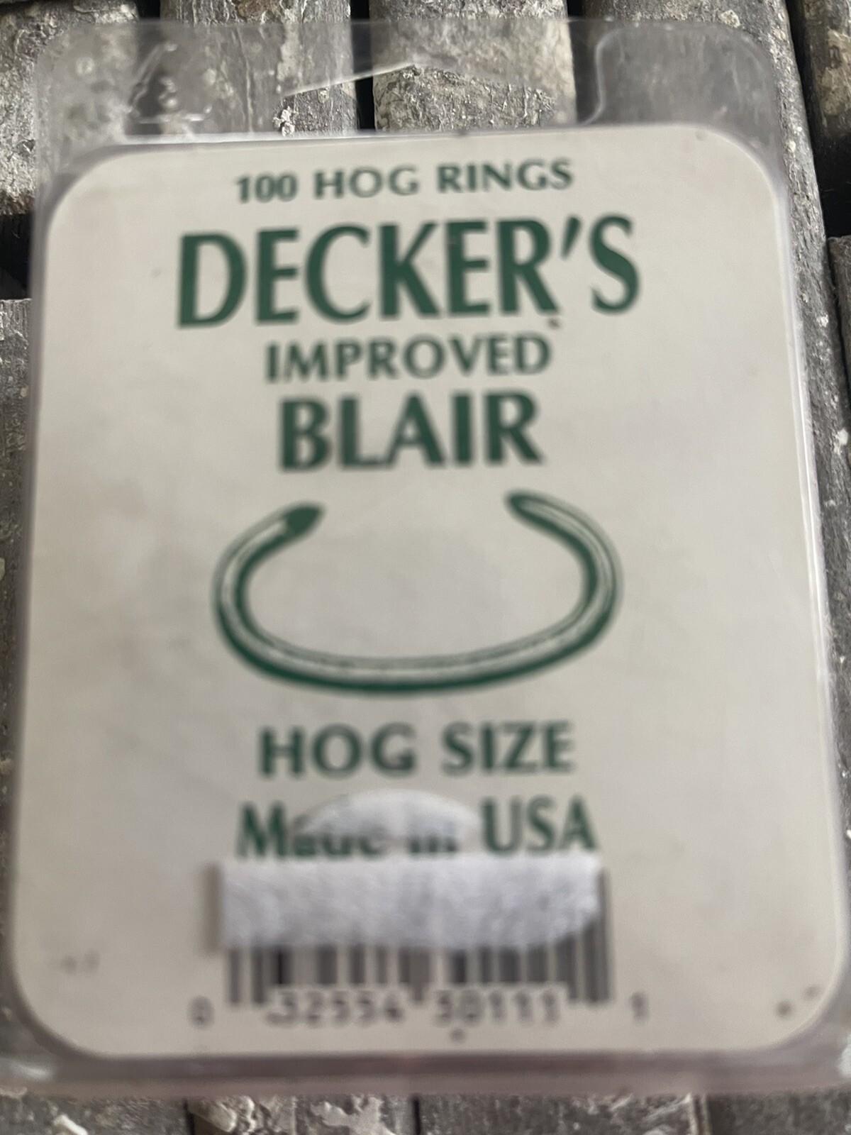 Decker\'s Improved Blair 100 Hog Rings, Hog Size, Ringing Pigs, Shoats, or Hogs