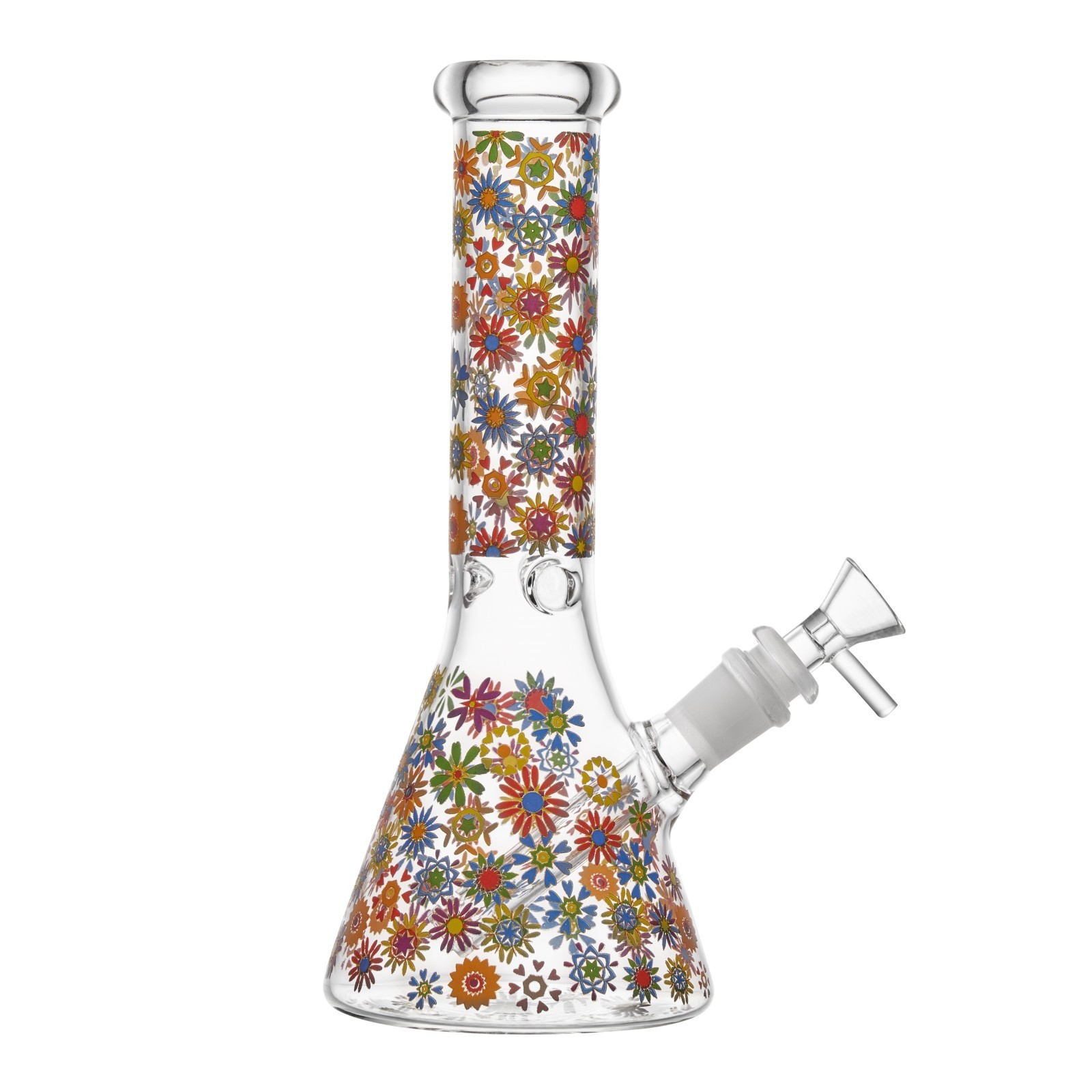 New 10 inch Heavy Glass Bong Water Pipe Smoking Bong Beaker 14mm Bowl hookah