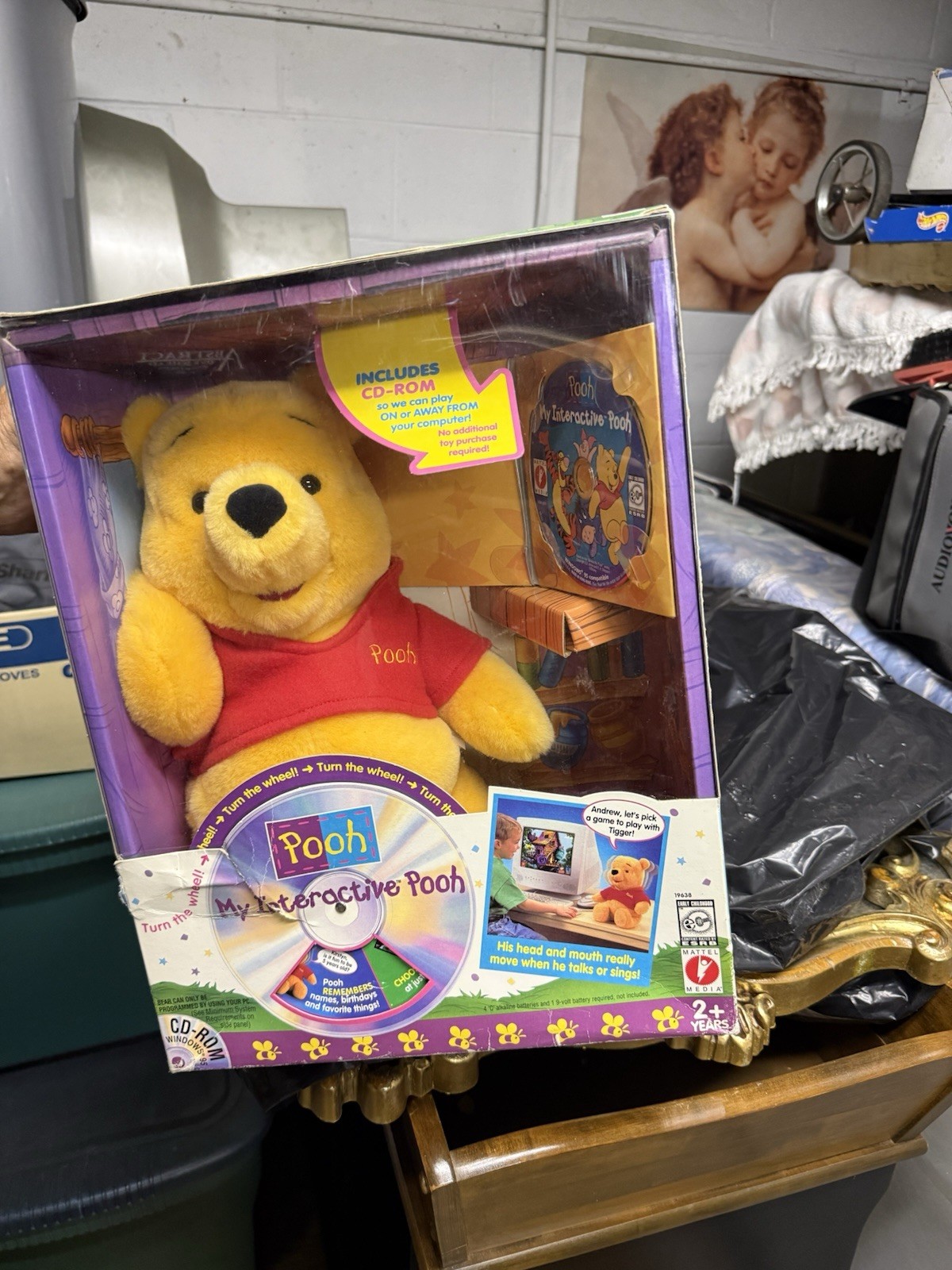 Vintage 1998 Disney My Interactive Winnie the Pooh Plush New in Box