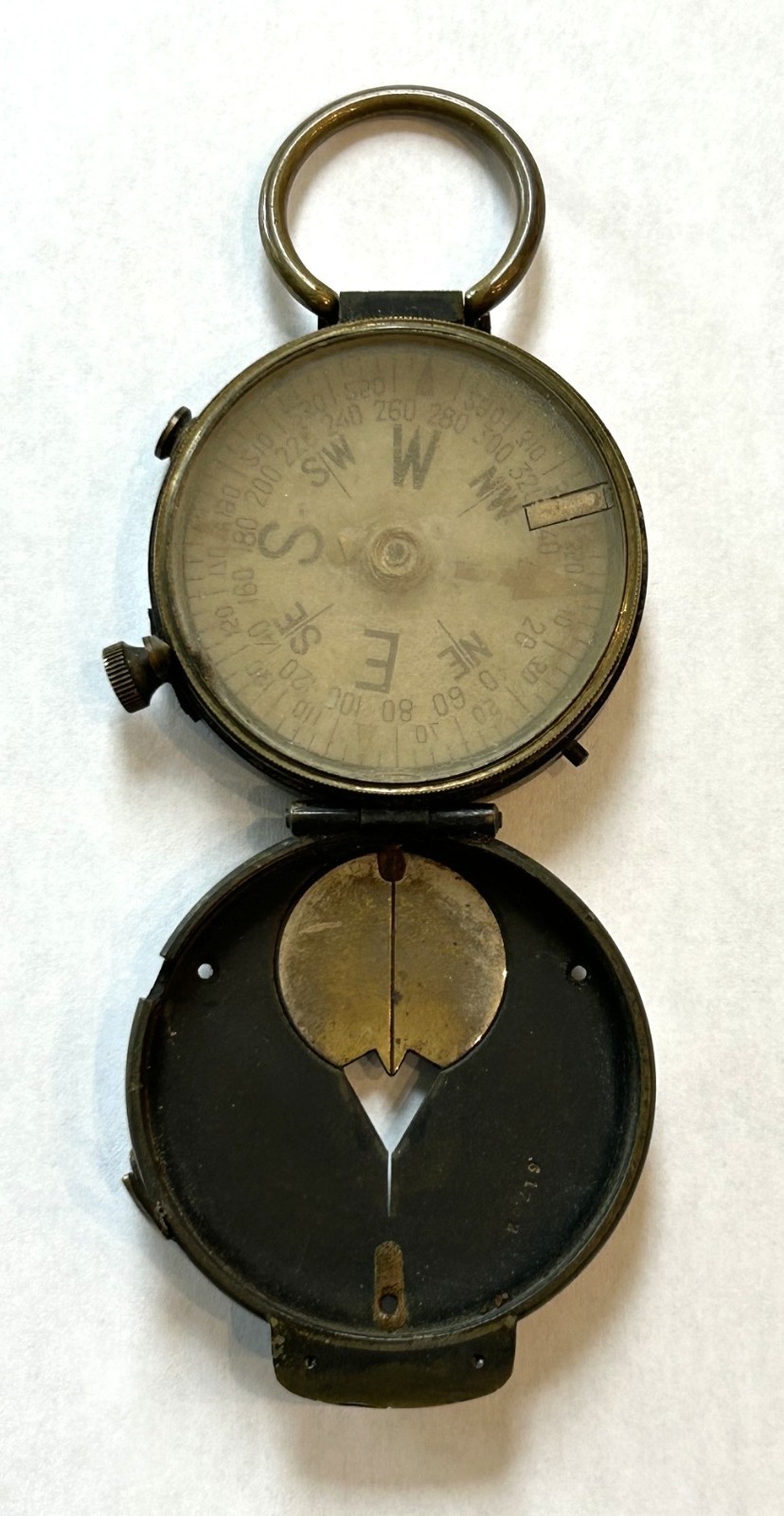 Antique WWI Cruchon & Emons Brass Compass Berne, Switzerland U.S. Engineer Corps Antique WWI Cruchon & Emons Brass Compass Berne, Switzerland U.S. Engineer Corps