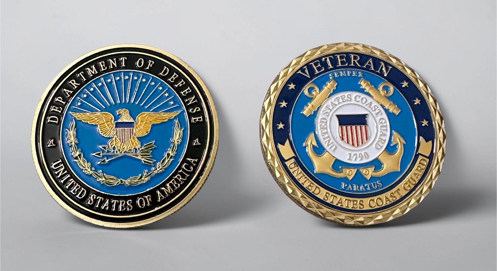 NEW USCG U.S. Coast Guard Veteran Challenge Coin ·FAST SHIPPING· ·IN STOCK·