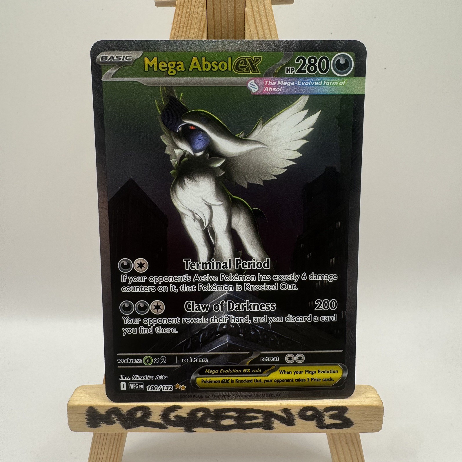 Mega Absol ex 180/132 Me01: Mega Evolution Holo pack fresh 