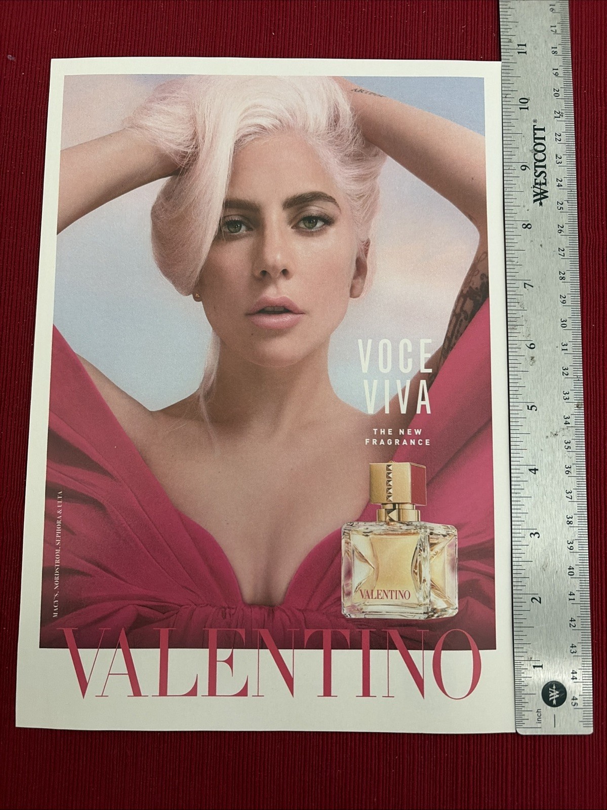Lady Gaga for Voce Viva by Valentino 2020 Print Ad
