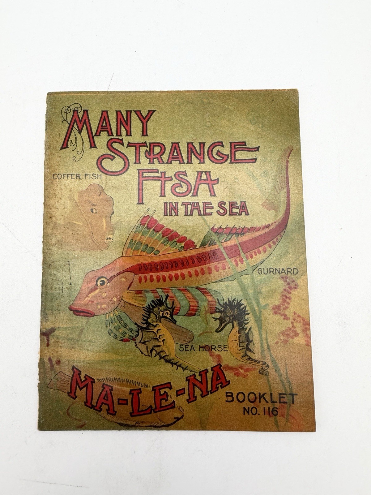 1903 Many Strange Fish in the Sea Ma Le Na Quack Medicine Booklet No 116