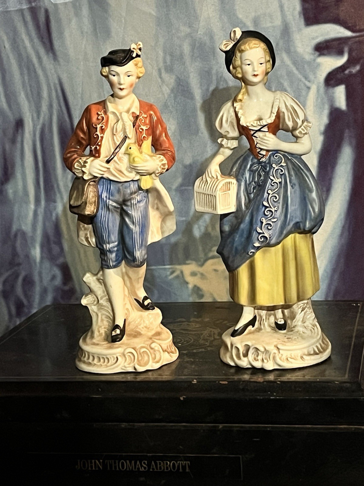 Antique Goebel Hummel Porcelain Figures Victorian Rare Tom Boy And Girly Girl Antique Goebel Hummel Porcelain Figures Victorian Rare Tom Boy And Girly Girl