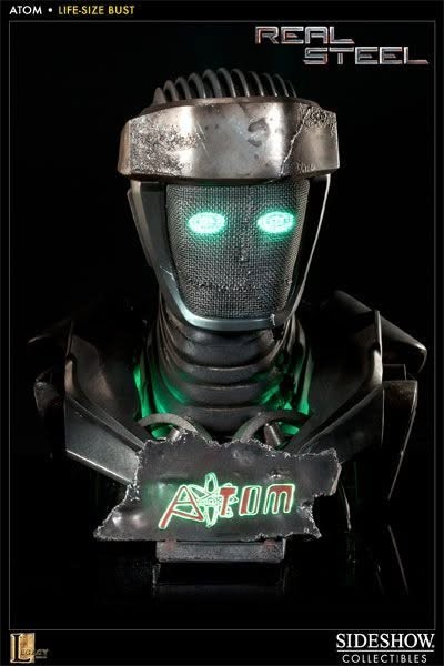 Real Steel Atom Bust Sideshow 1/1 Rare