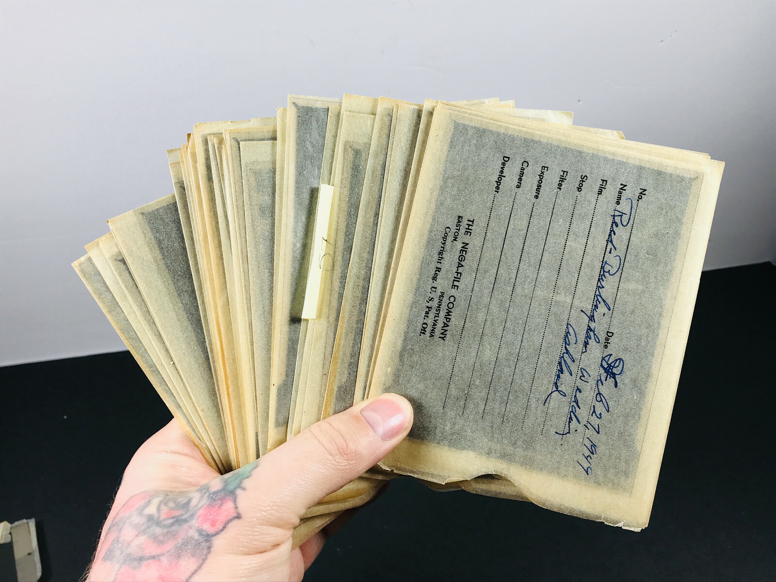 Lot (40) 3x5 Photo negatives 1948-57 Ashland Kansas KS Methodist Church