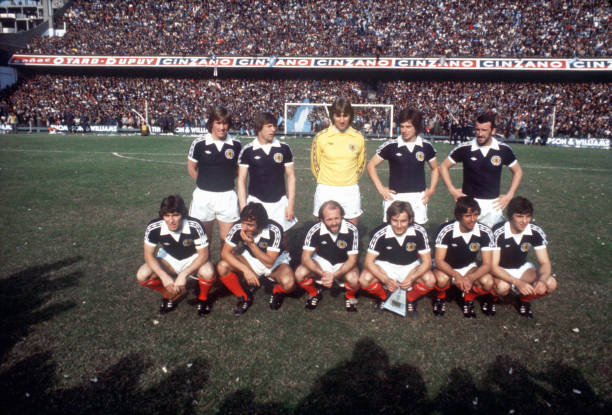 Scotland Team Group 1977 Football Soccer Historic Old Photo 1