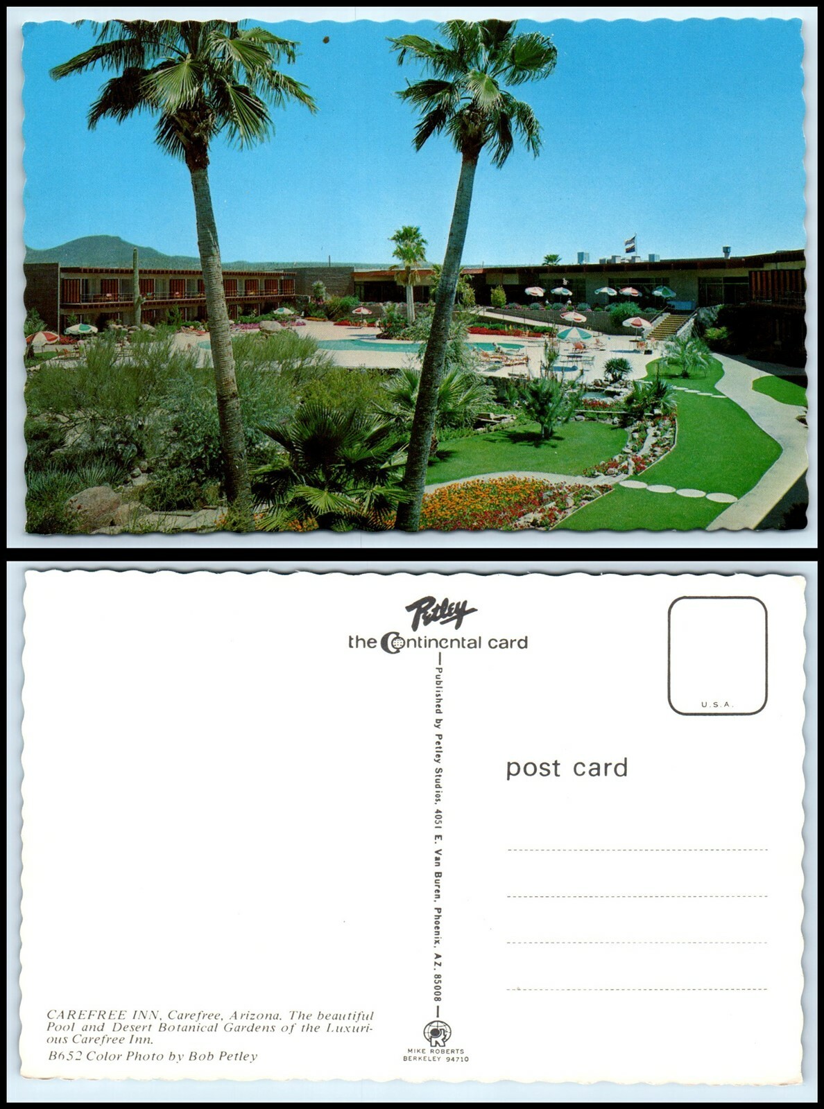 ARIZONA Postcard - Carefree - Carefree Inn C18 ARIZONA Postcard - Carefree - Carefree Inn C18