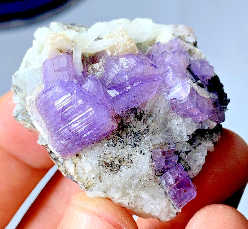 245 Carats Top quality Purple Apatite bunch Specimen From Afghanistan