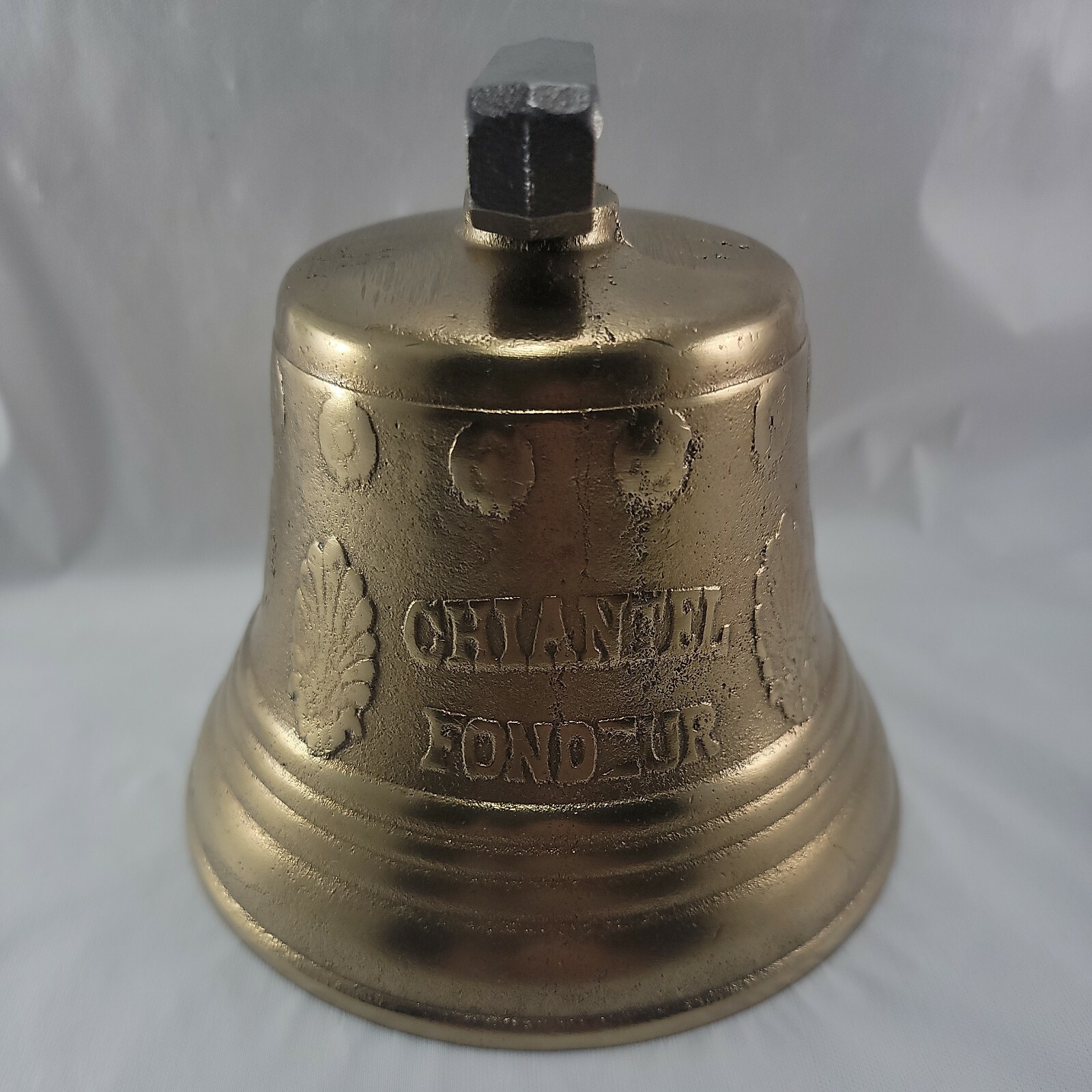 Amazing Vintage 1878 Saignelegier Chiantel Fondeur Brass Bell - 5.25\