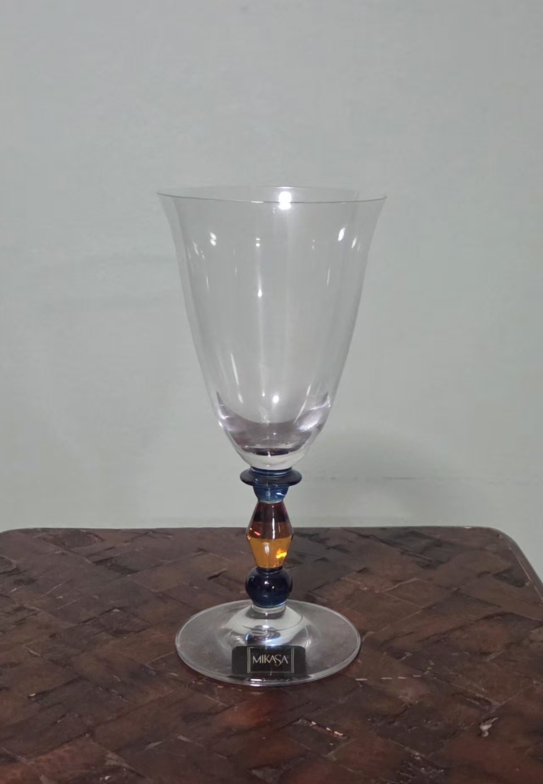 Mikasa Amber Wine Glass Goblet 