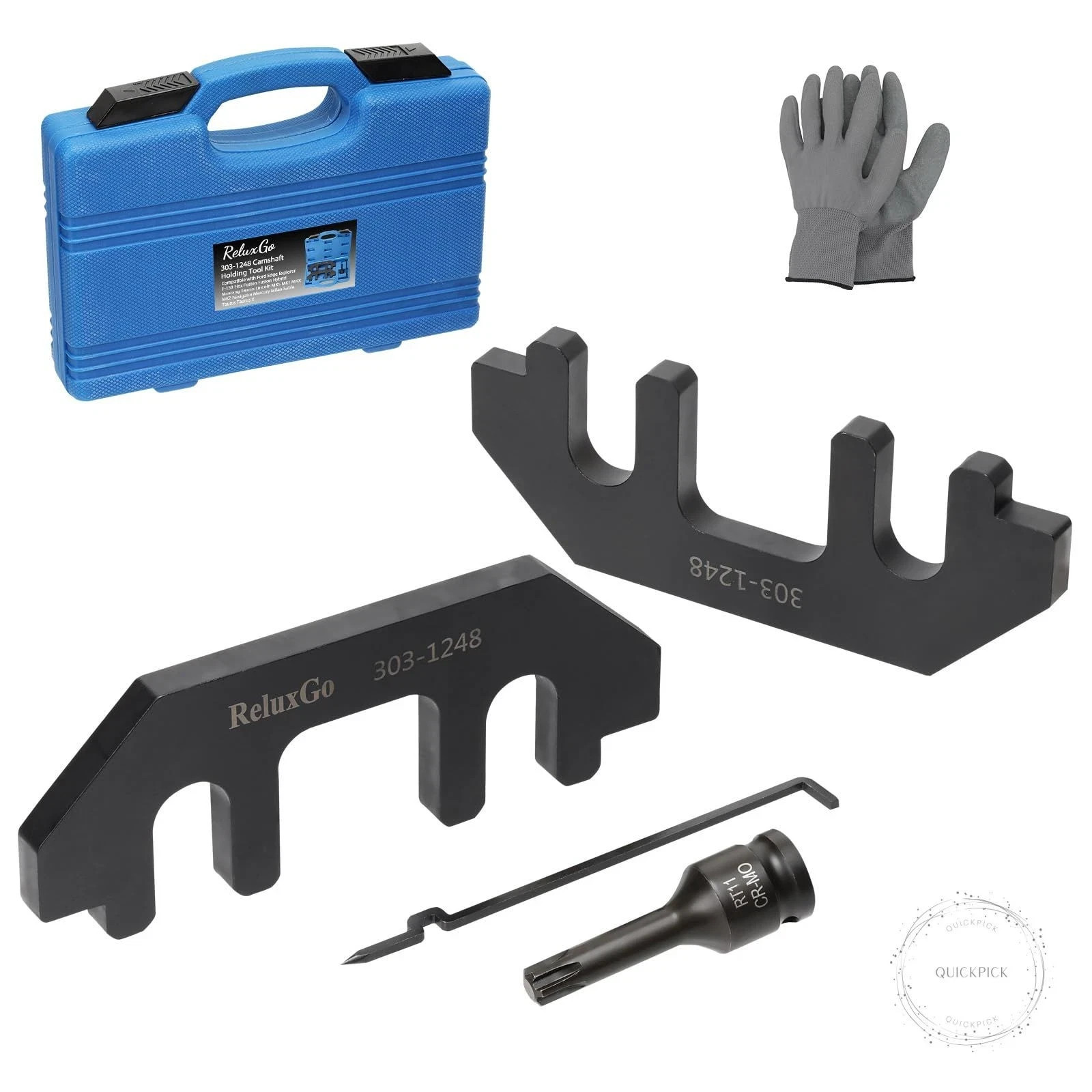303-1248 Camshaft Holding Tool Kit with Tension Tool, Engine Timing Alignment 303-1248 Camshaft Holding Tool Kit with Tension Tool, Engine Timing Alignment
