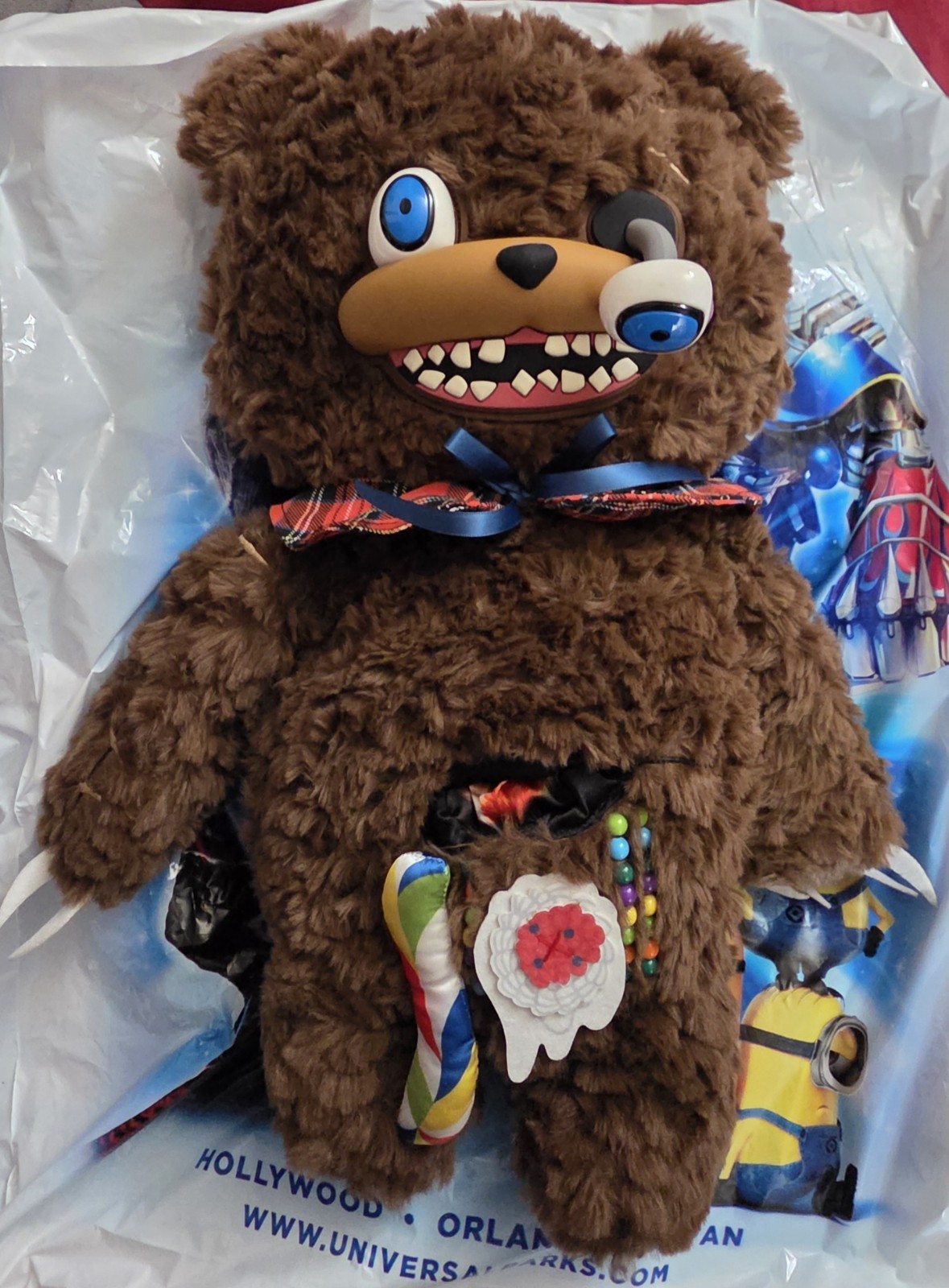 Universal Halloween Horror Nights HHN 2026 Hamikuma Plush Bear Backpack