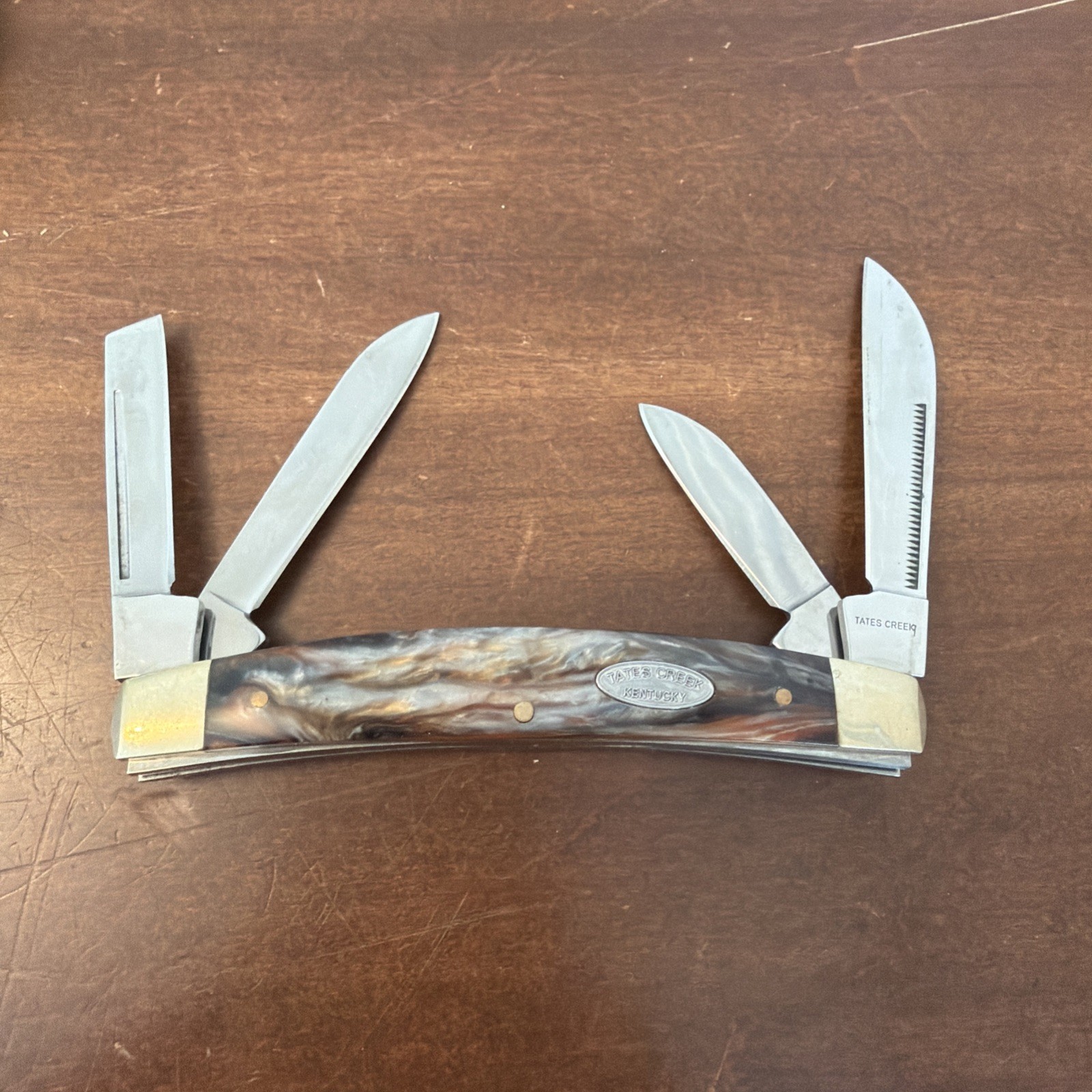 Large 2009 Tates Creek Kentucky 4-Blade Congress Knife