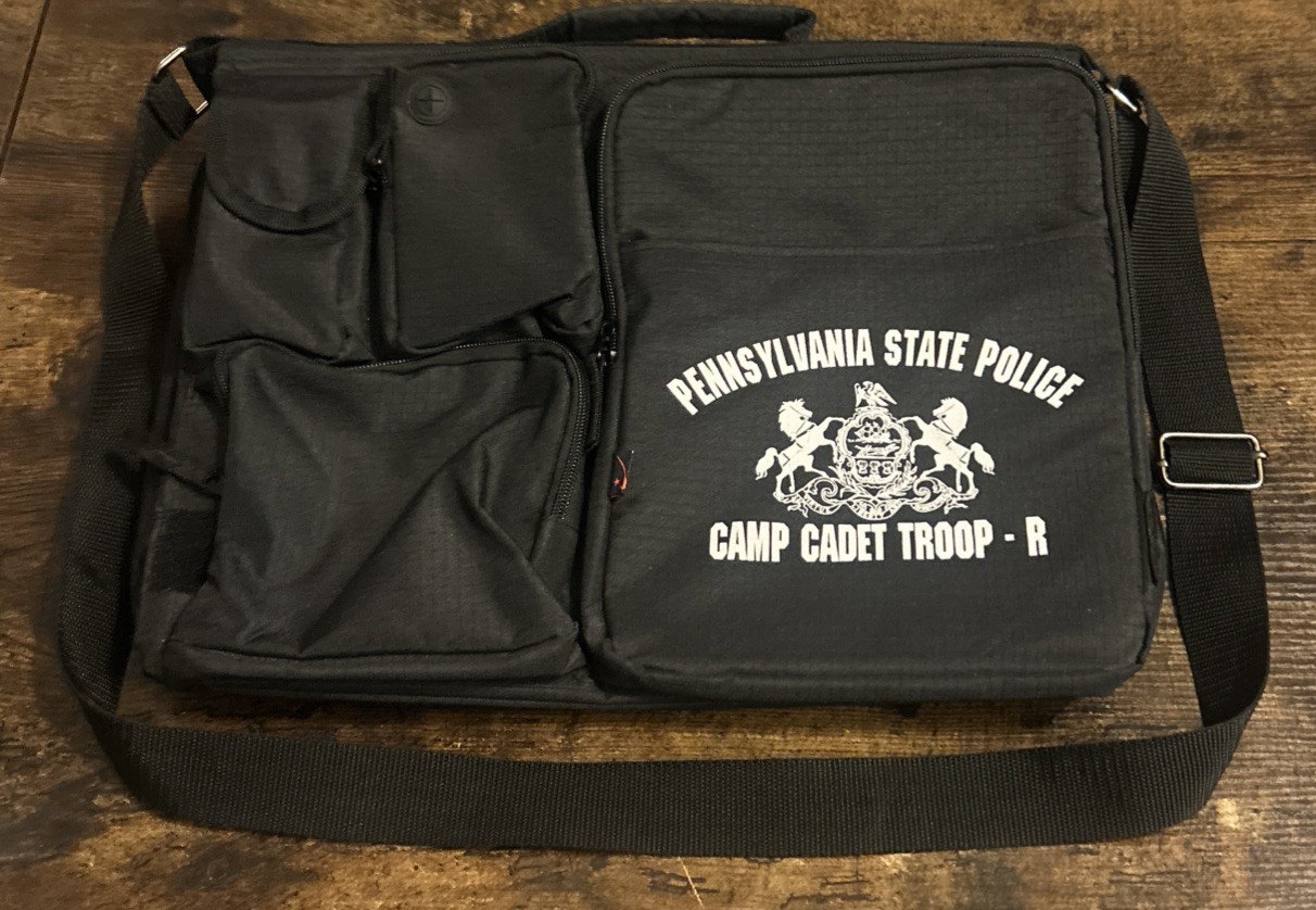 PENNSLYVANIA State Police Camp Cadet Tactical Laptop/Messanger  Strap Bag 
