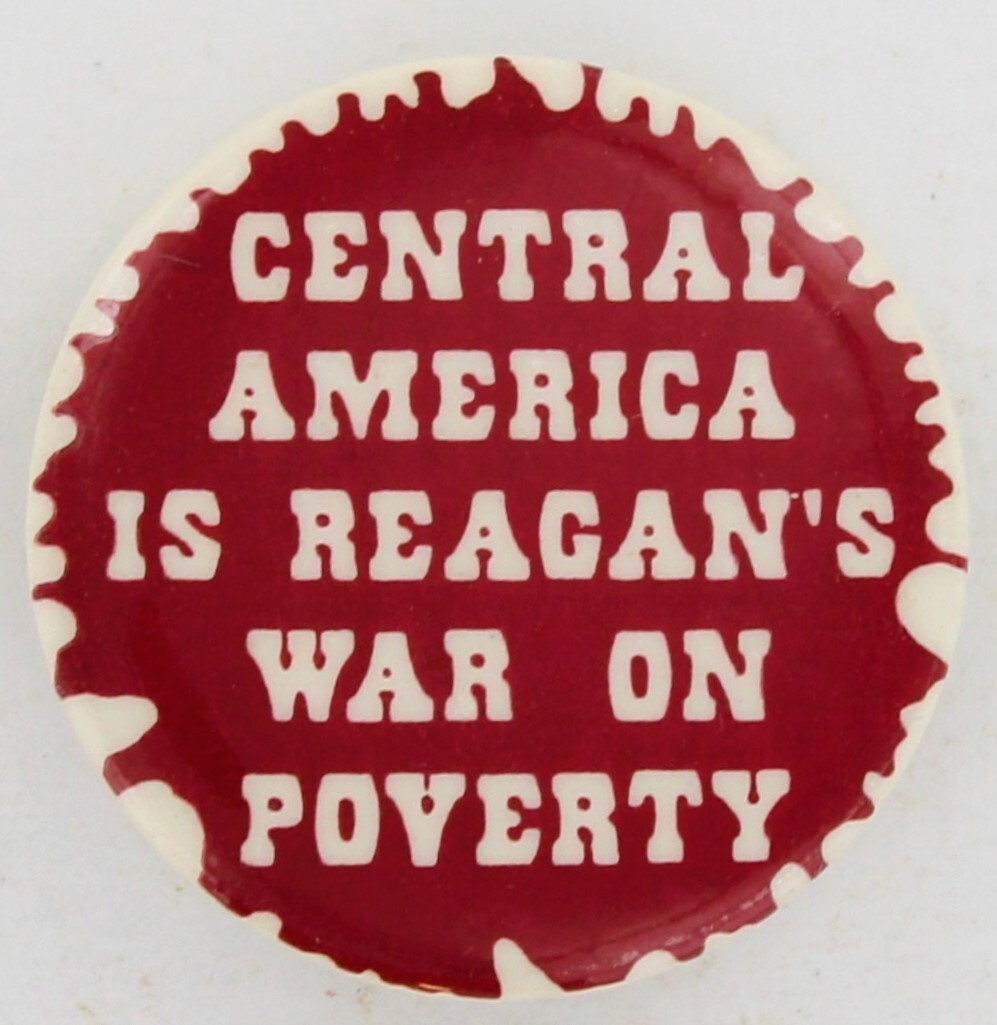Central America Is Reagan\'s War On Poverty 1985 President Ronald US Protest 1057