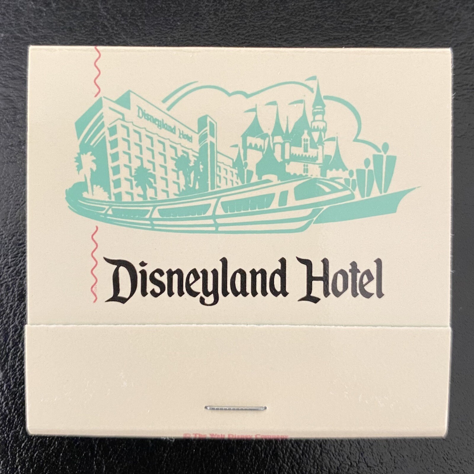 Rare Unused 1970’s Disneyland Hotel Monorail Matchbook Mint And Unused