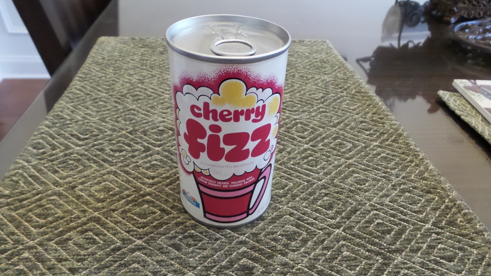 Rare Vintage Howard Johnson Cherry Fizz Test Can