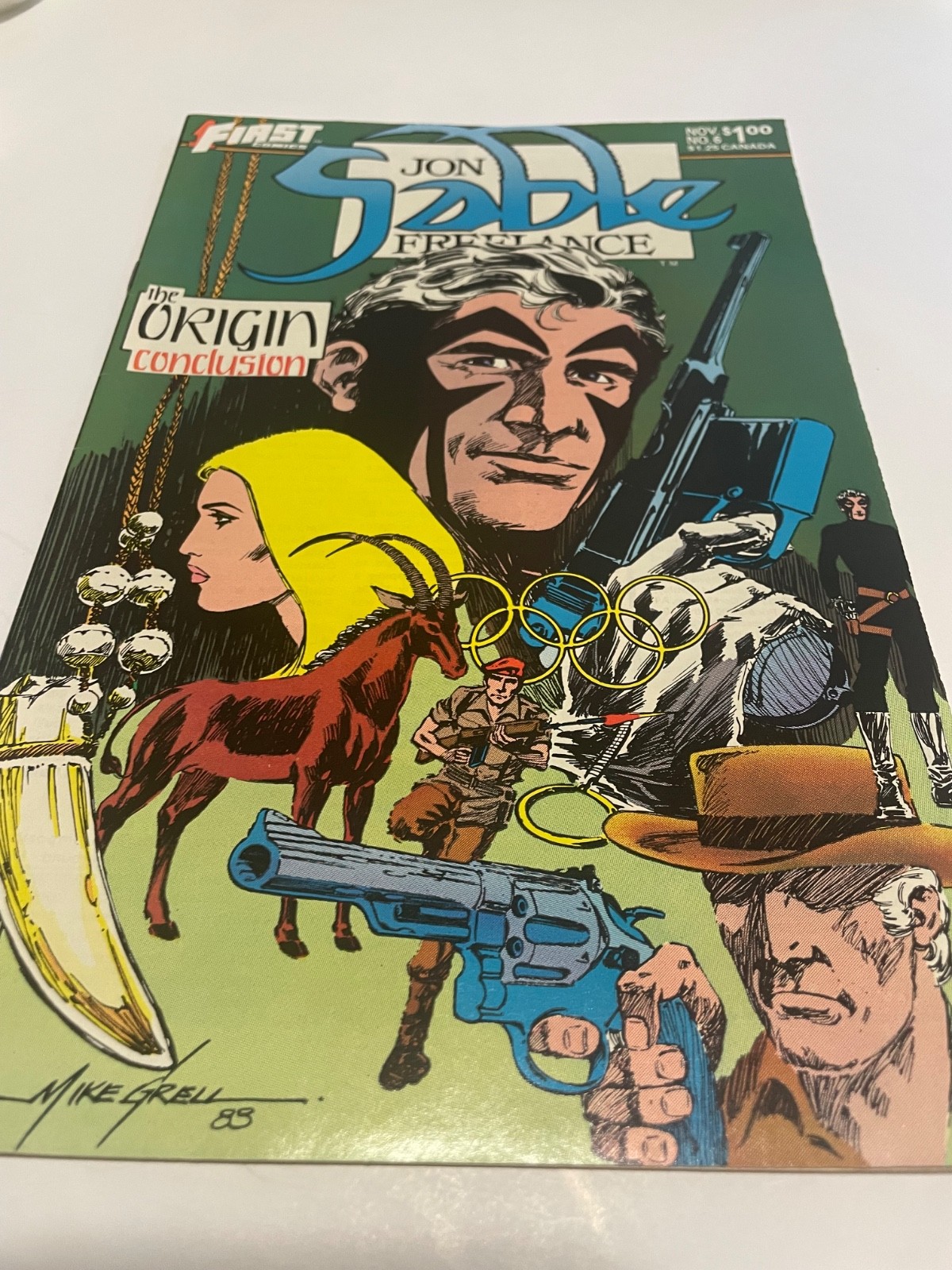 Vintage 1983 Jon Sable Freelance #6