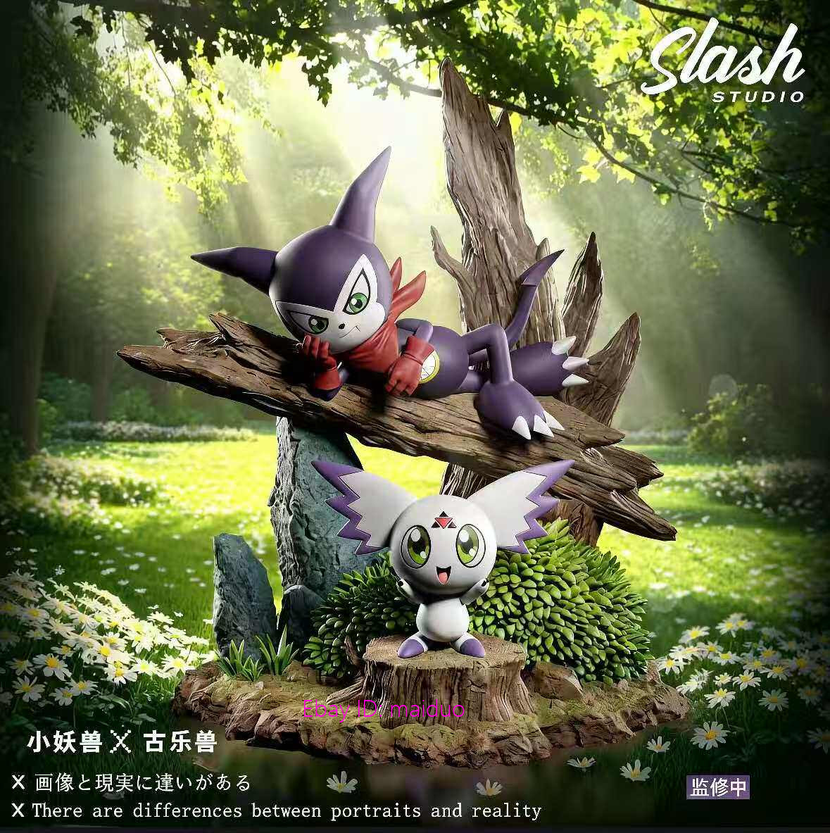 Impmon Culumon Resin Slash Studio Digimon Figure Model 14.7cm Presale