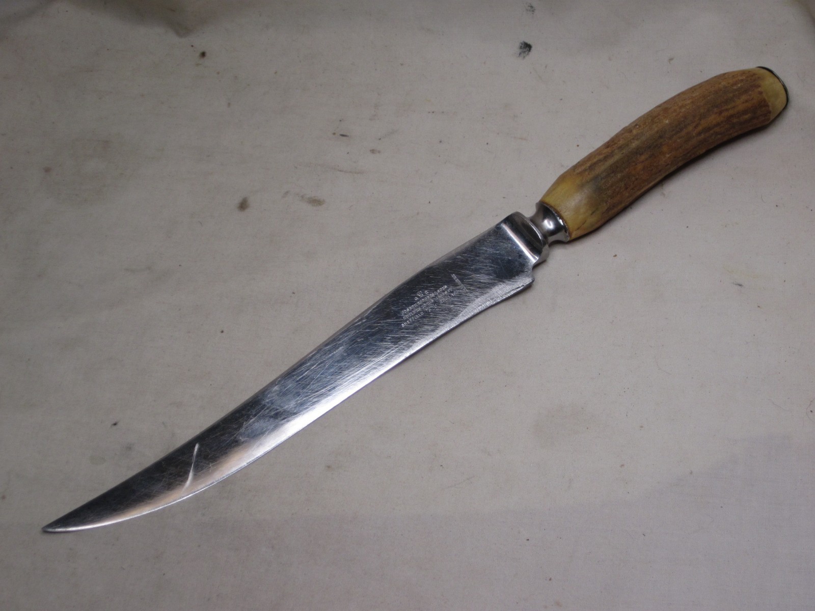 vintage JOSEPH RODGERS & SONS CUTLERS TO MAJESTY SHEFFIELD ENGLAND knife slicer 