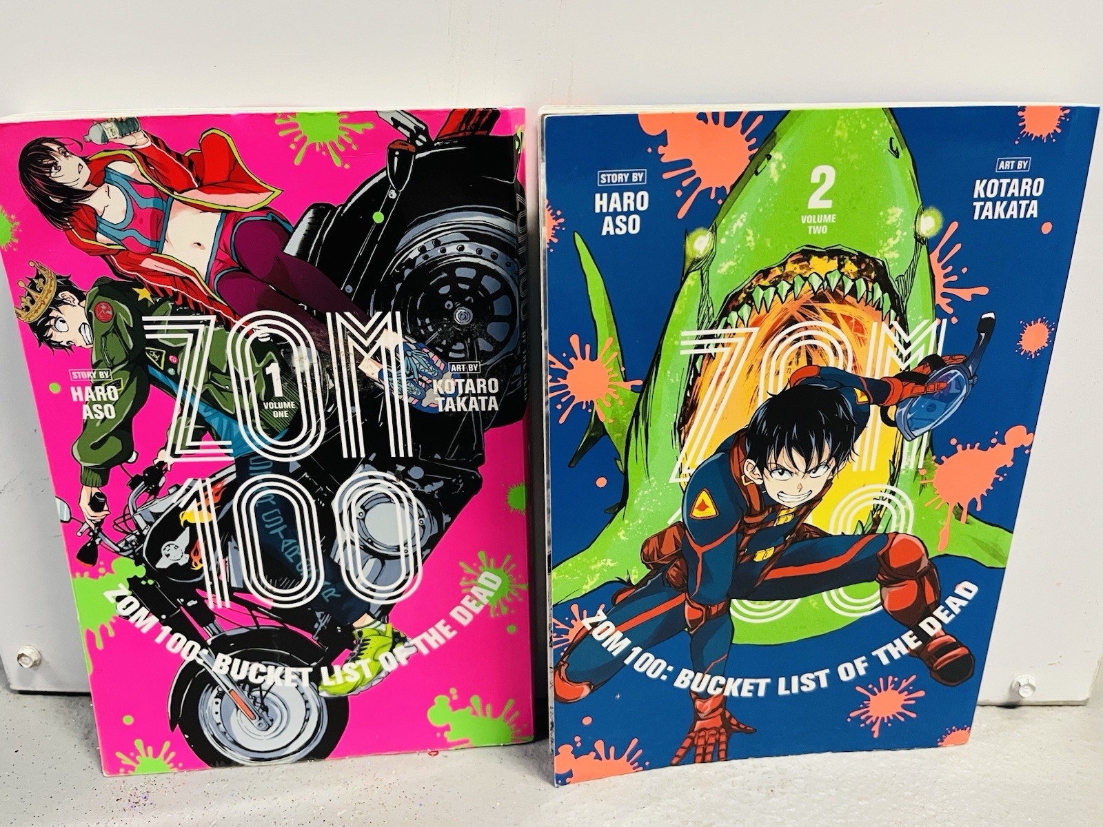 Zom 100: Bucket List of the Dead Manga Vol 1& 2 English First Printings