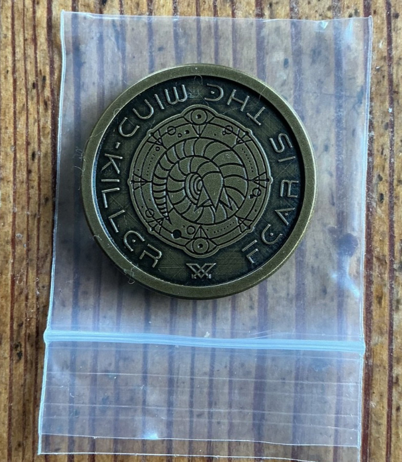 J.L. Lawson Dune brass EDC coin new JL Lawson