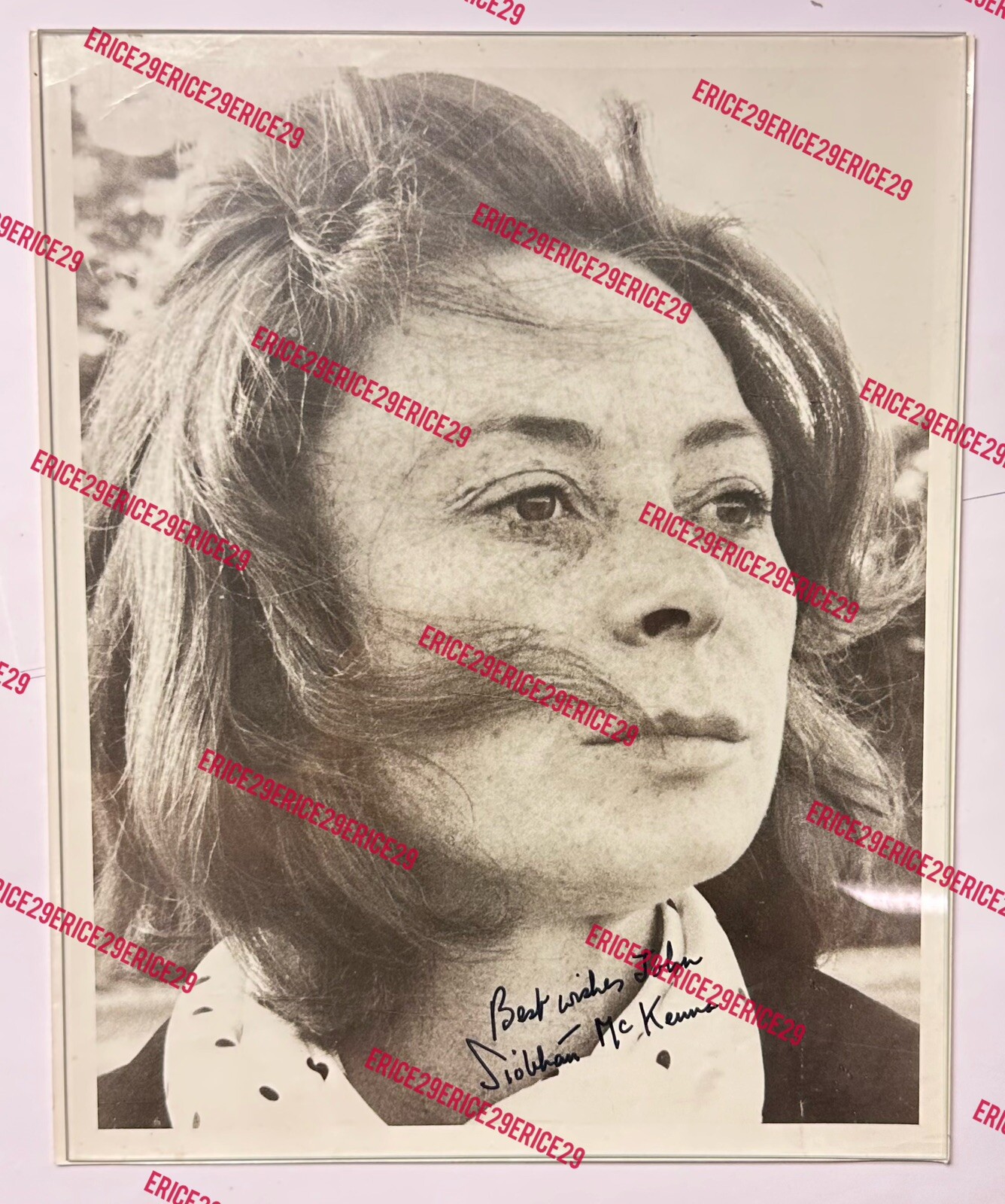 Siobhan McKenna “Actress” Signed B/W Photograph Doctor Zhivago /Of Human Bondage