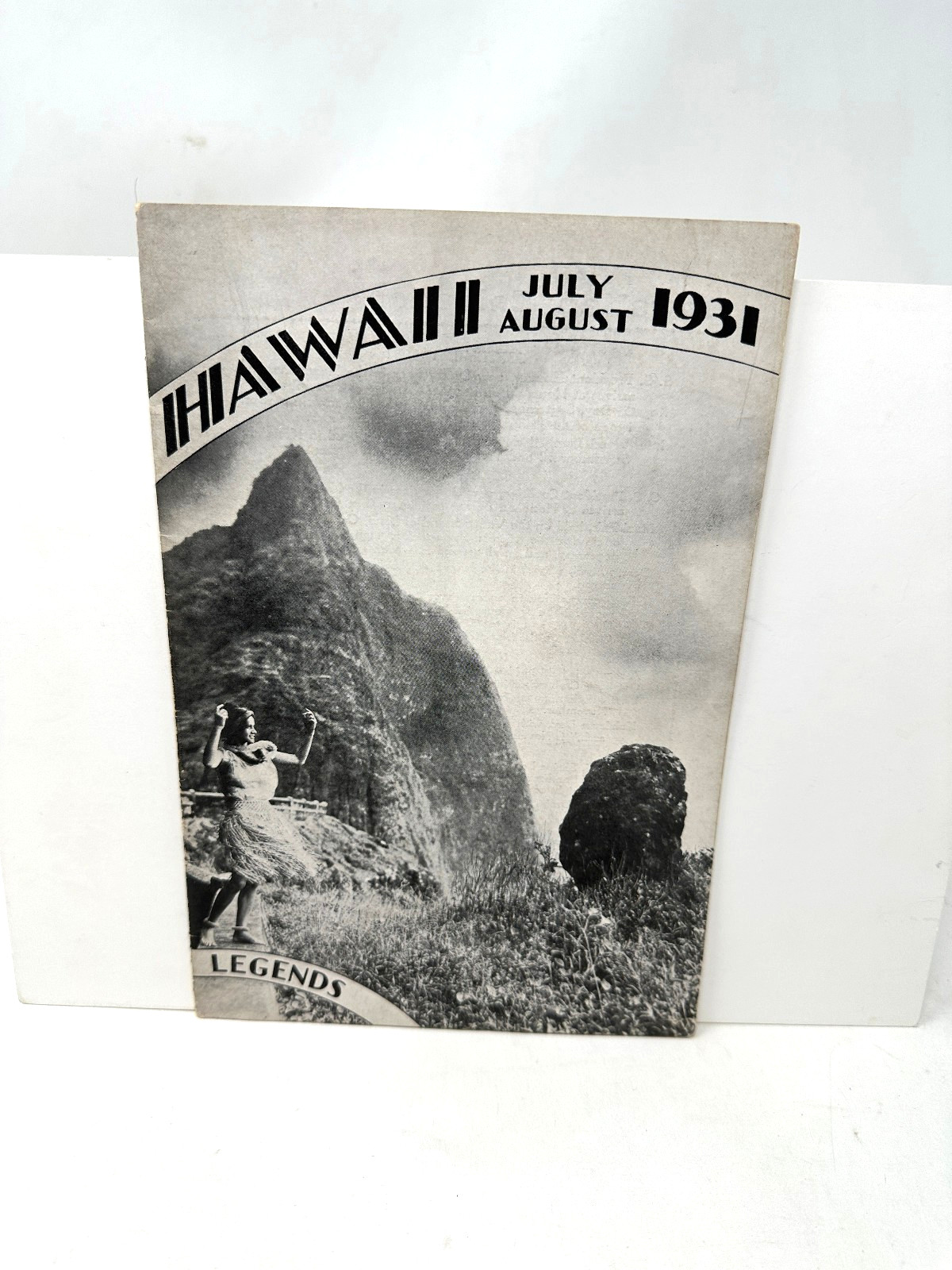 1931 HAWAII Magazine Old Legends Ruth Taylor White Maui Map Nuuhiwa Photo