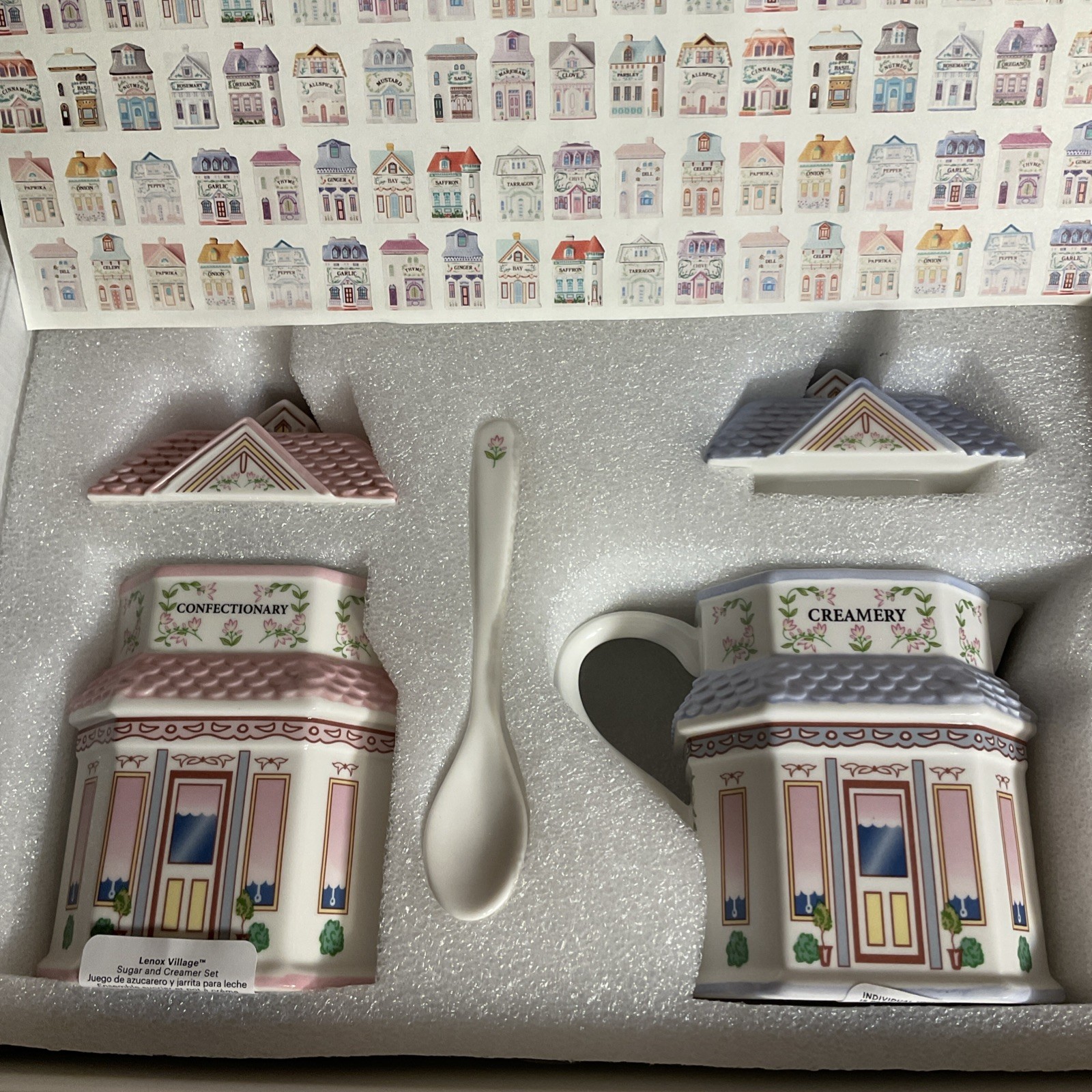 Lenox Spice Village 2025 Sugar & Creamer Set Brand New Lenox Spice Village 2025 Sugar & Creamer Set Brand New
