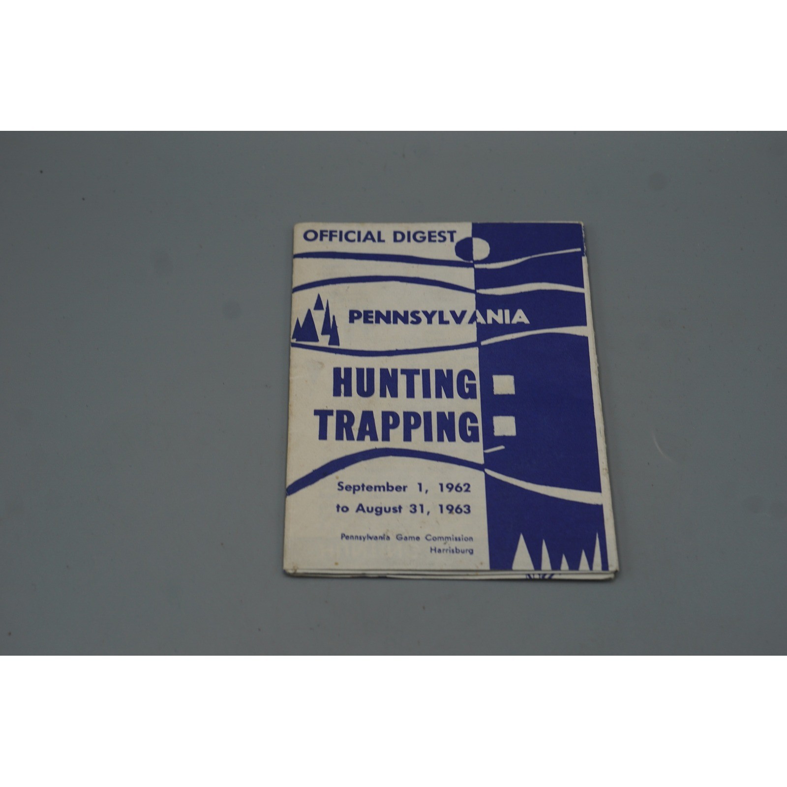 Vintage 1962-1963 Pennsylvania Official Digest Hunting Trapping Booklet PA Game