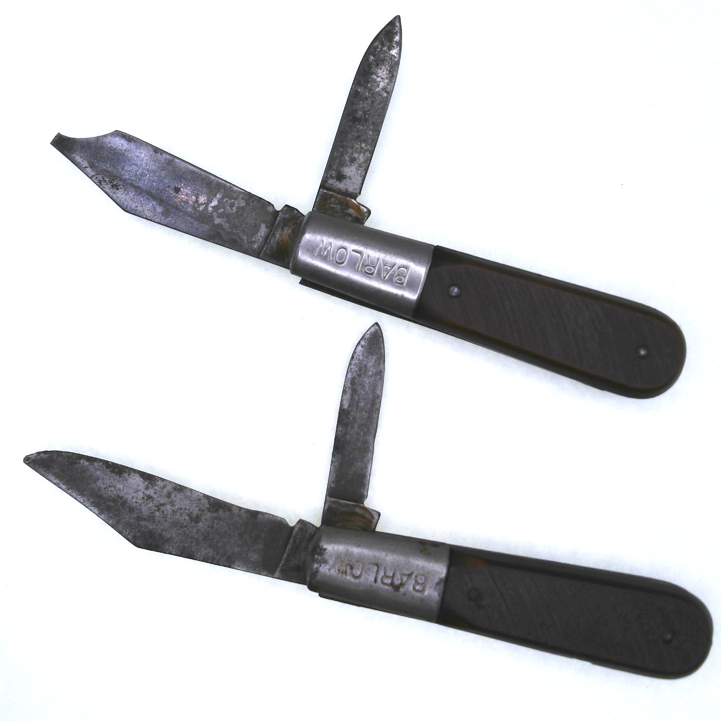 Lot of 2 Vintage Imperial Barlow Pocket Knives 2-Blade Prov RI USA - AS IS