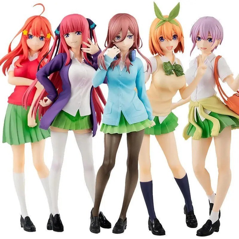18cm Quintessential Quintuplets PVC Figure Ichika Nino Miku Yotsuba Itsuki JK St