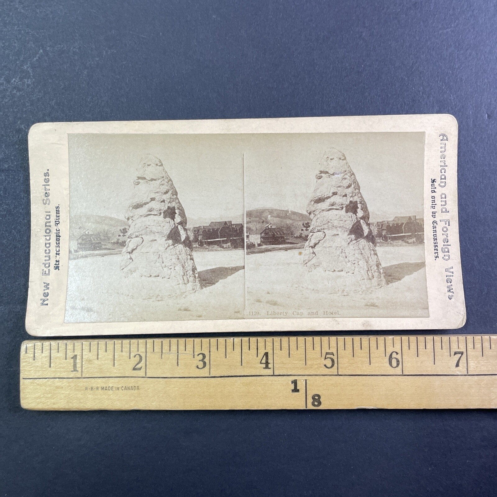 Yellowstone Liberty Cap Hotel Stereoview American & Foreign Views 1880s