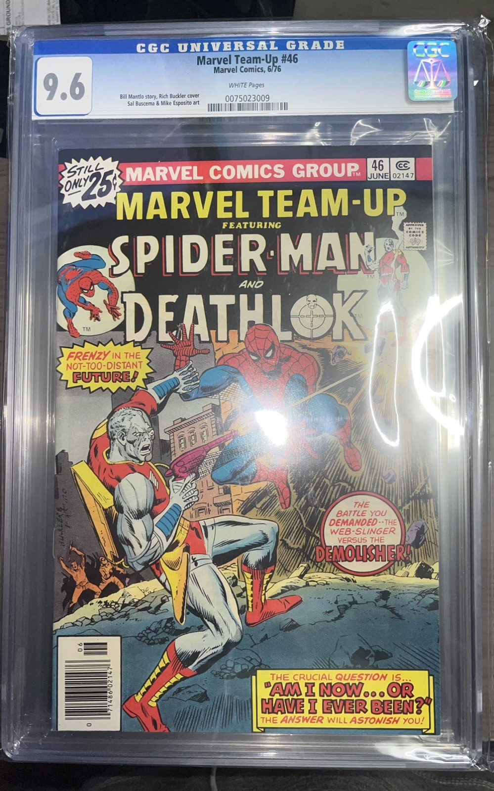 MARVEL TEAM-UP #46 CGC 9.6 - WHITE PAGES *DEATHLOK BATTLE COVER & STORY*