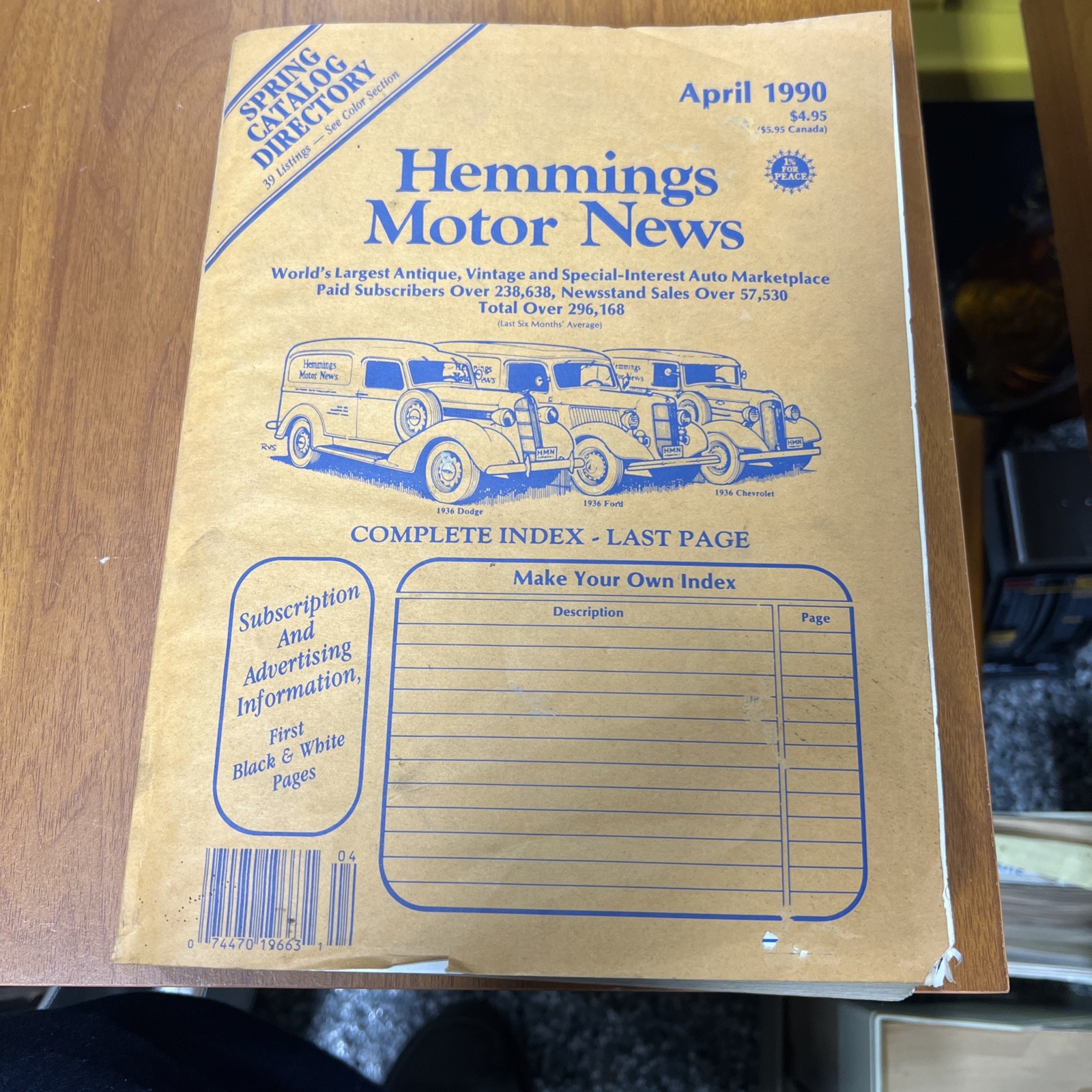 Vintage Hemmings Motor News, April 1990 Edition